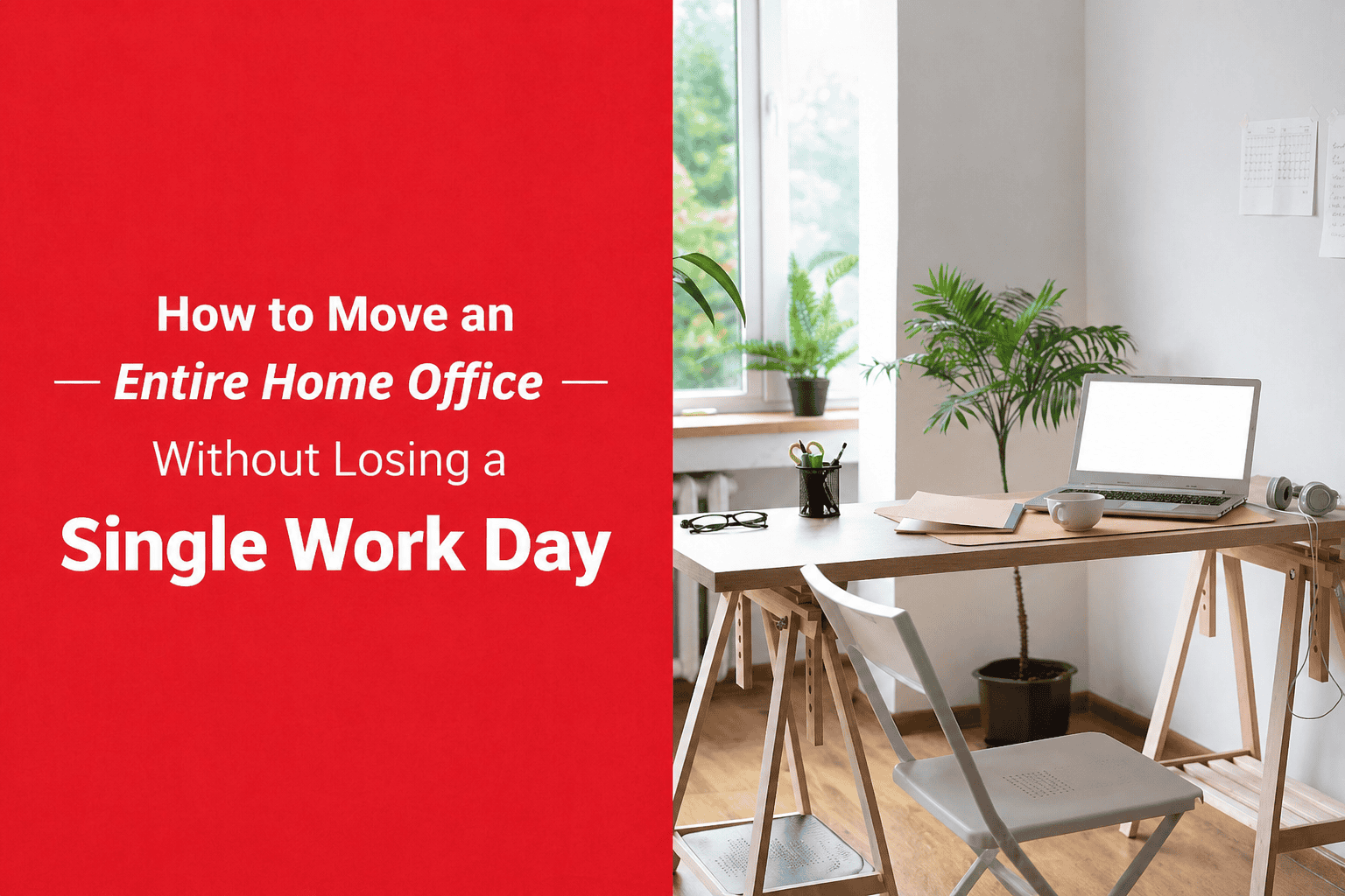 How to Move an Entire Home Office Without Losing a Single Work Day