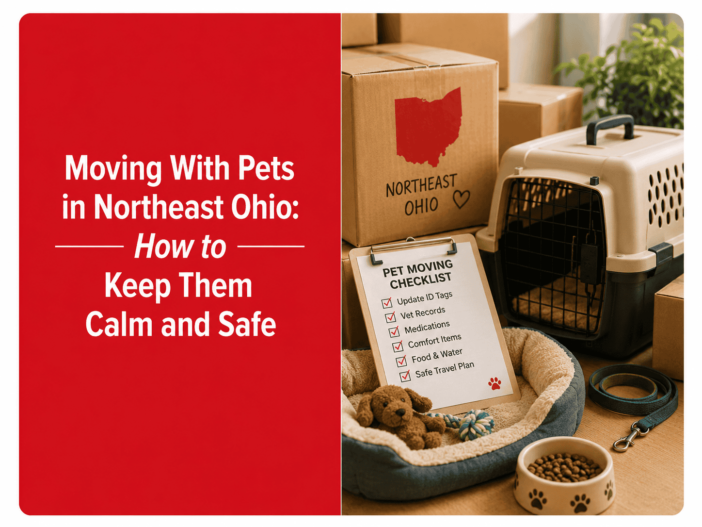 Moving With Pets in Northeast Ohio: How to Keep Them Calm and Safe