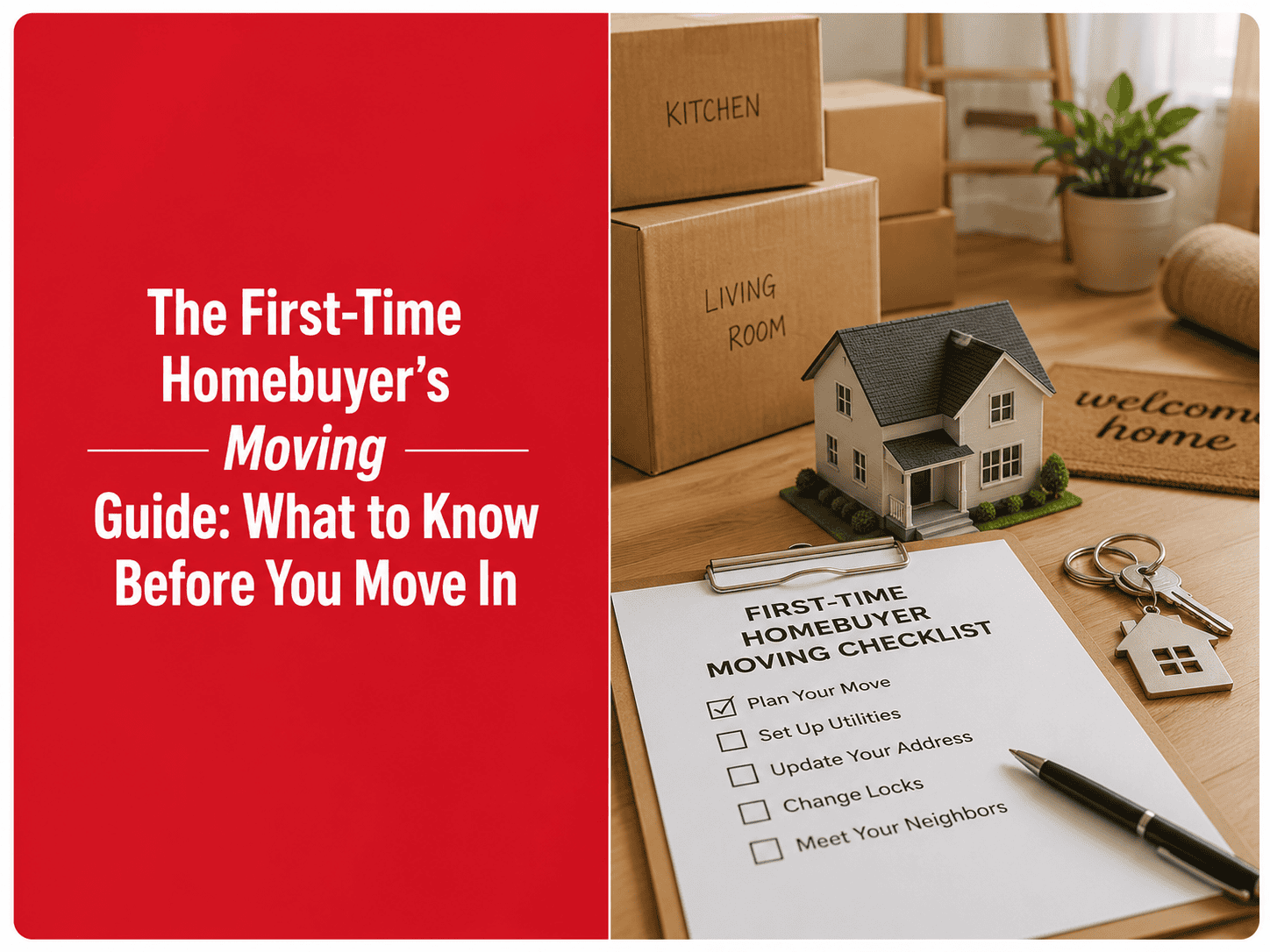 The First-Time Homebuyer's Moving Guide: What to Know Before You Move In