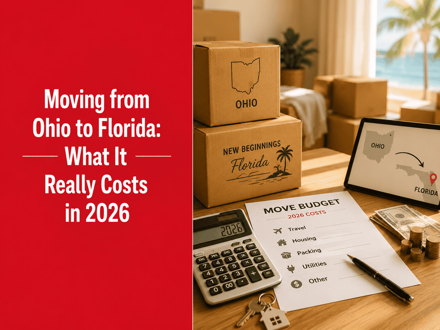 Moving from Ohio to Florida: What It Really Costs in 2026