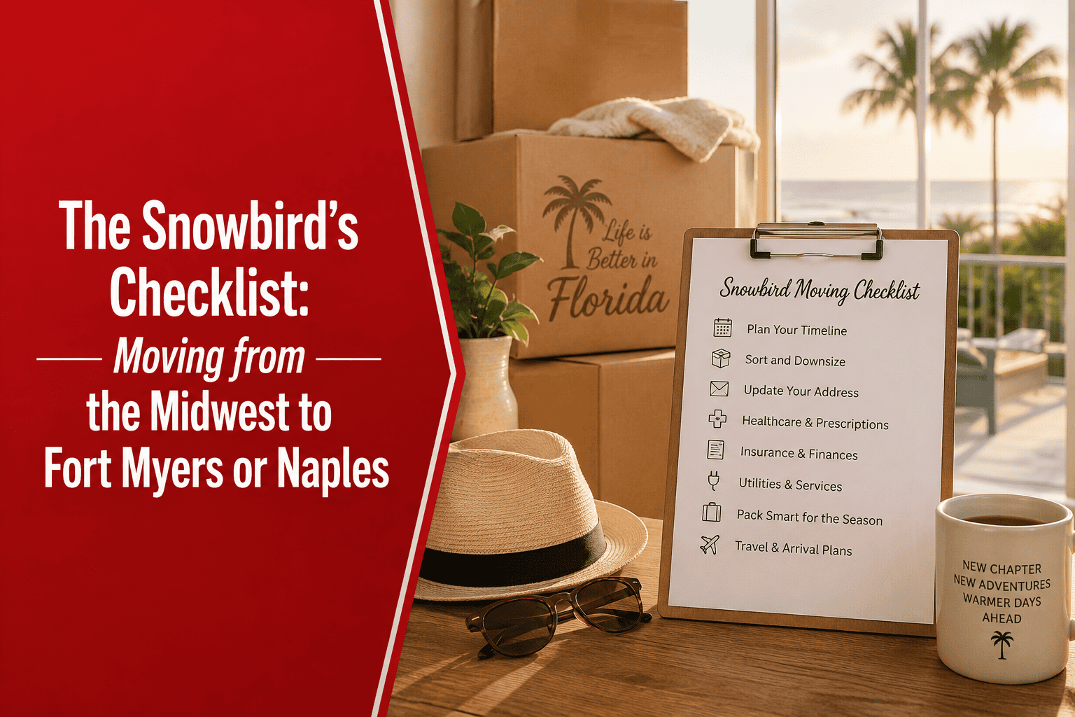 The Snowbird's Checklist: Moving from the Midwest to Fort Myers or Naples