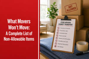 What Movers Won’t Move: A Complete List of Non-Allowable Items